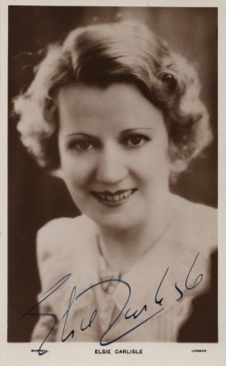 Elsie Carlisle (signed photograph, late 1930s?)