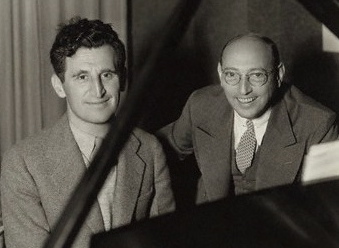 Harry Ruby and Bert Kalmar at the piano