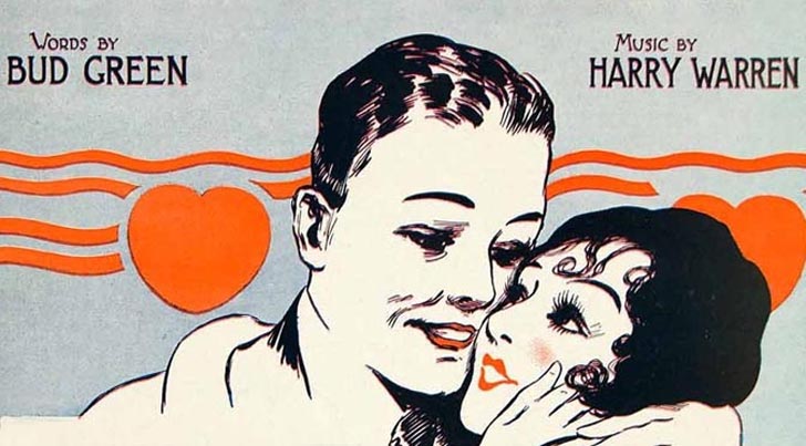 Detail from original sheet music of "I Love My Baby" (Green-Warren).