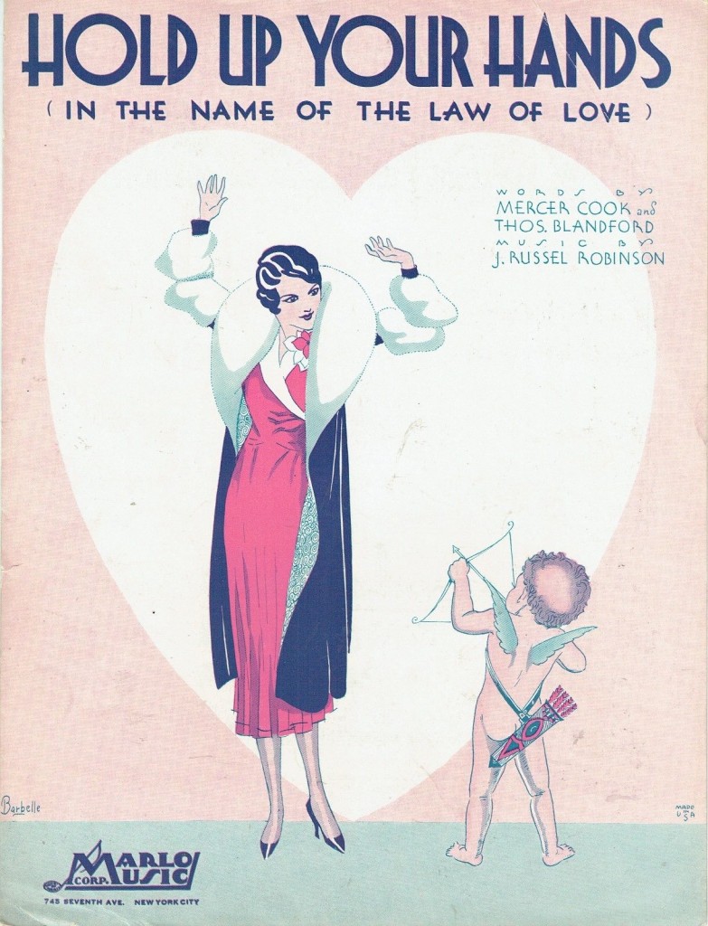 "Hold Up Your Hands" original sheet music